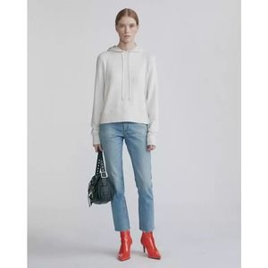 Rag & Bone Farrah Ankle Cigarette Jeans Raw Hem